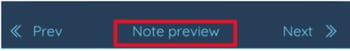 note preview with red indicator 